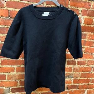 Perfect J Crew sweater top fall; black NWT